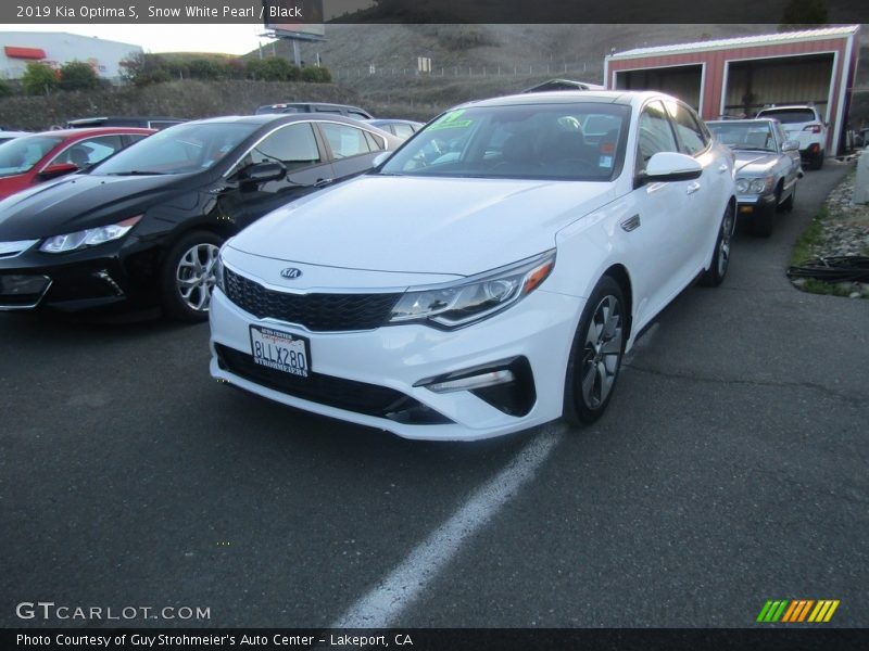 Snow White Pearl / Black 2019 Kia Optima S
