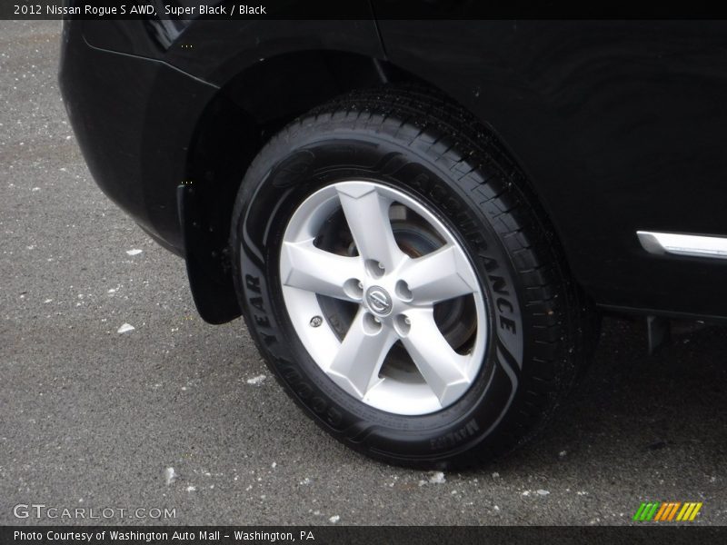 Super Black / Black 2012 Nissan Rogue S AWD