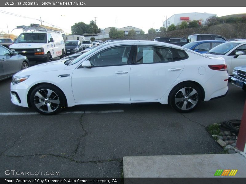 Snow White Pearl / Black 2019 Kia Optima S