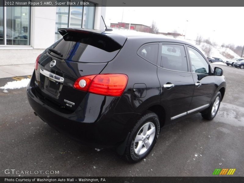 Super Black / Black 2012 Nissan Rogue S AWD