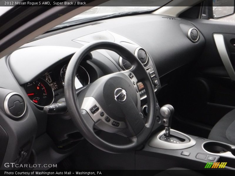 Super Black / Black 2012 Nissan Rogue S AWD