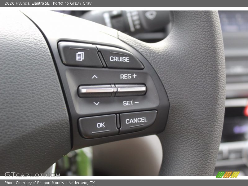 Portofino Gray / Gray 2020 Hyundai Elantra SE