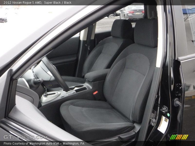 Super Black / Black 2012 Nissan Rogue S AWD