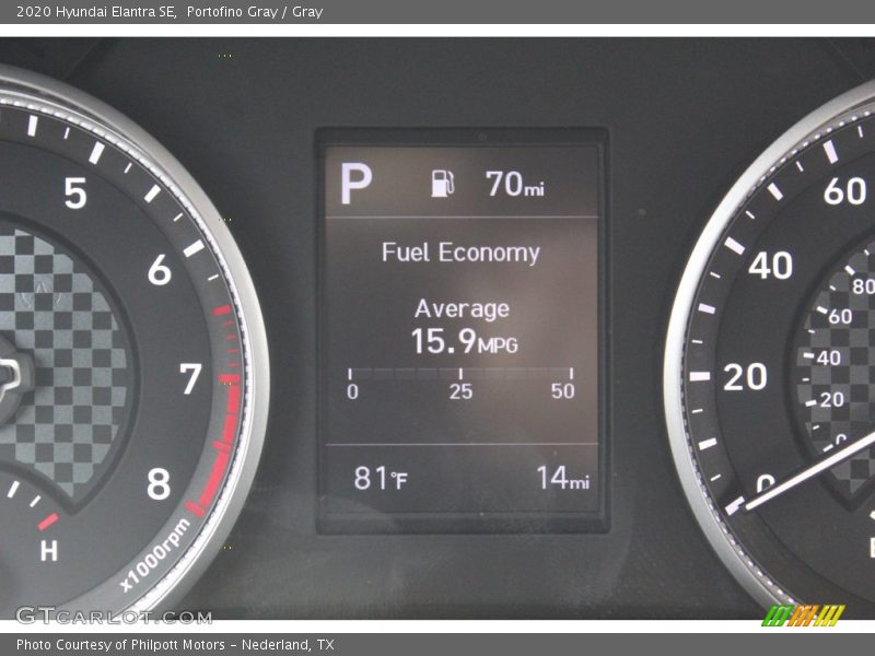 Portofino Gray / Gray 2020 Hyundai Elantra SE