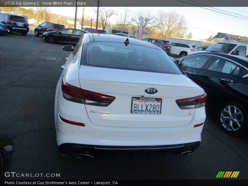 Snow White Pearl / Black 2019 Kia Optima S