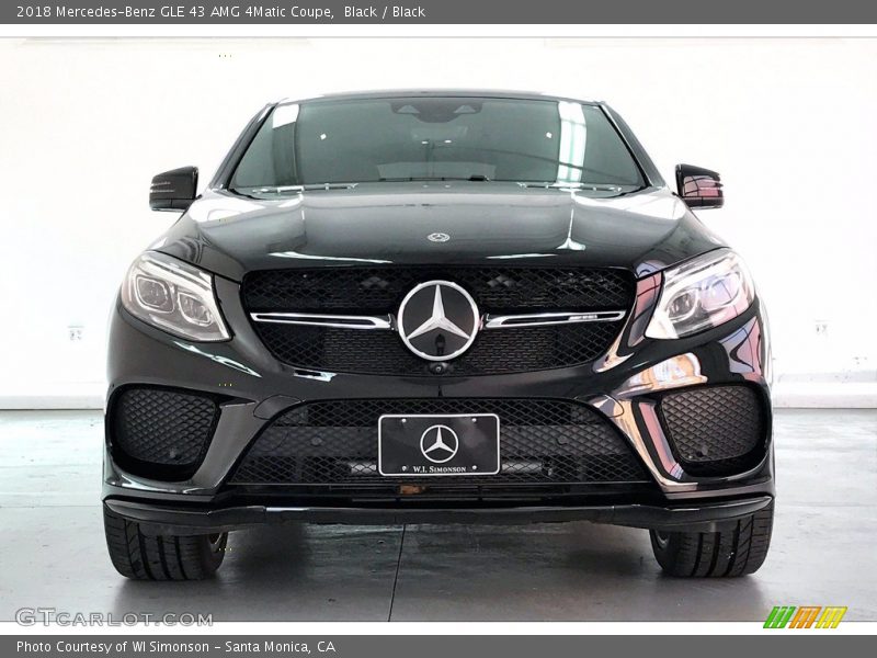 Black / Black 2018 Mercedes-Benz GLE 43 AMG 4Matic Coupe