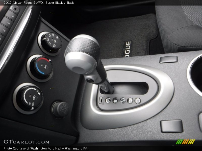 Super Black / Black 2012 Nissan Rogue S AWD