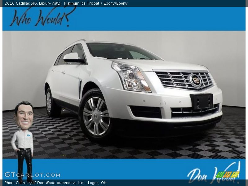 Platinum Ice Tricoat / Ebony/Ebony 2016 Cadillac SRX Luxury AWD