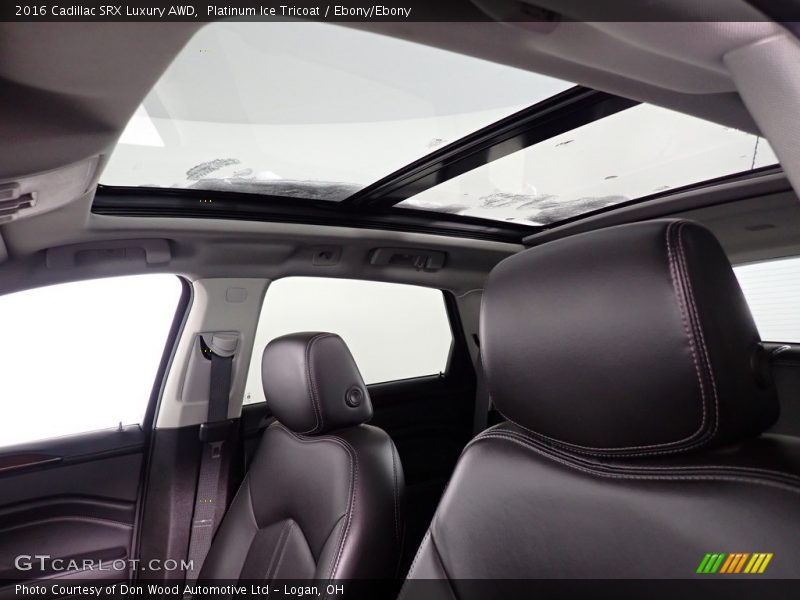 Platinum Ice Tricoat / Ebony/Ebony 2016 Cadillac SRX Luxury AWD