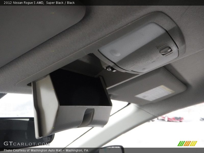Super Black / Black 2012 Nissan Rogue S AWD