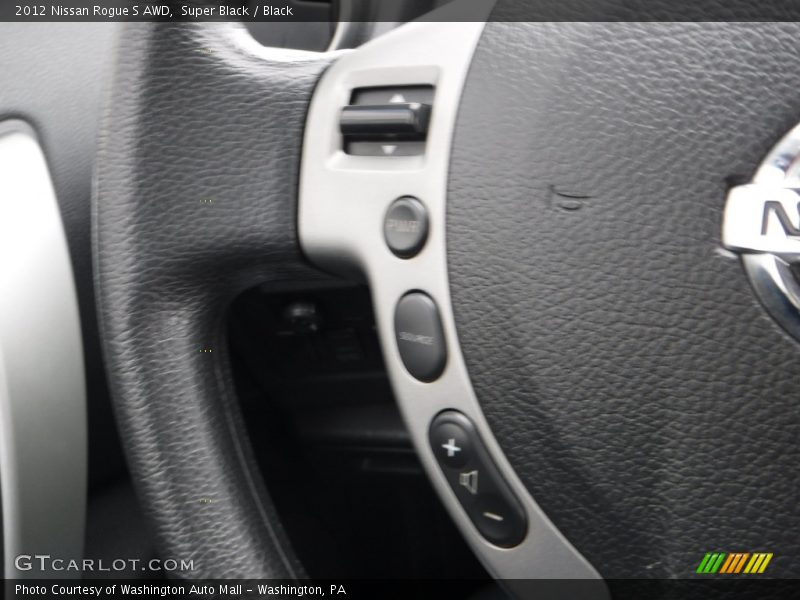 Super Black / Black 2012 Nissan Rogue S AWD