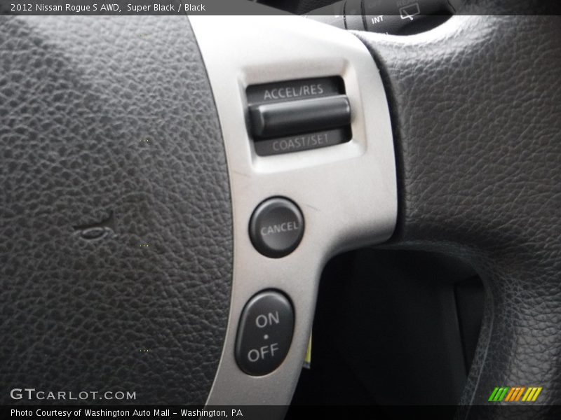 Super Black / Black 2012 Nissan Rogue S AWD