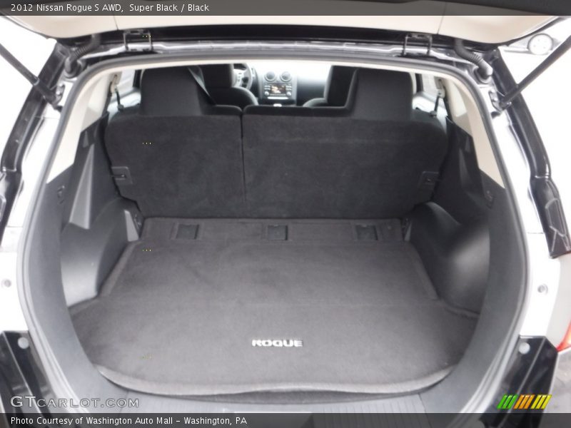 Super Black / Black 2012 Nissan Rogue S AWD