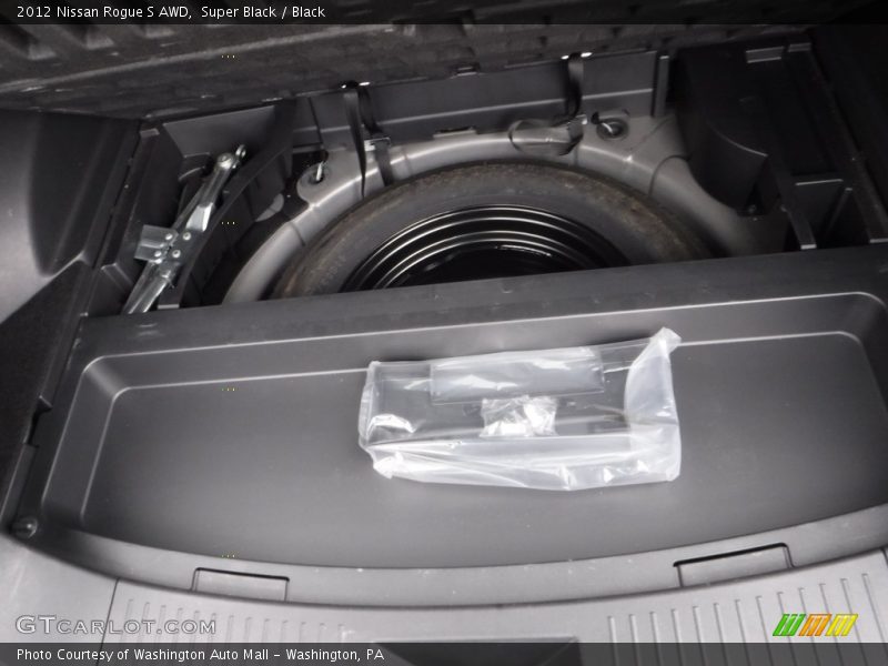 Super Black / Black 2012 Nissan Rogue S AWD