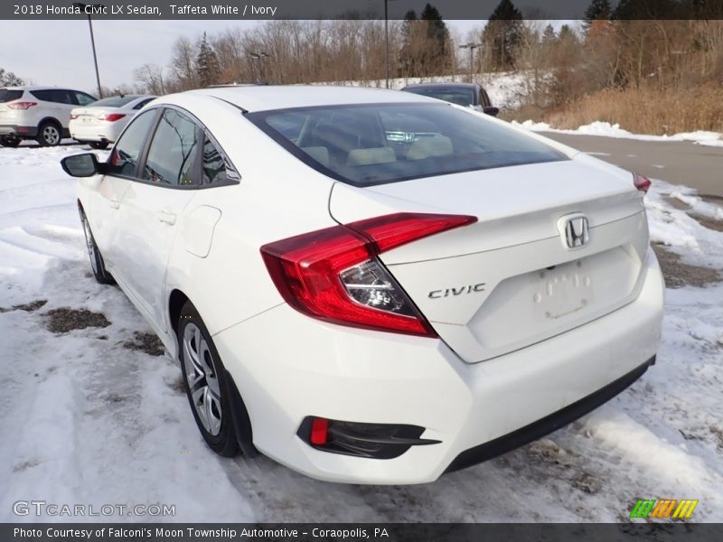 Taffeta White / Ivory 2018 Honda Civic LX Sedan