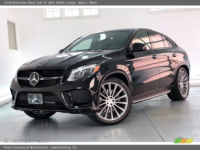 Black / Black 2018 Mercedes-Benz GLE 43 AMG 4Matic Coupe