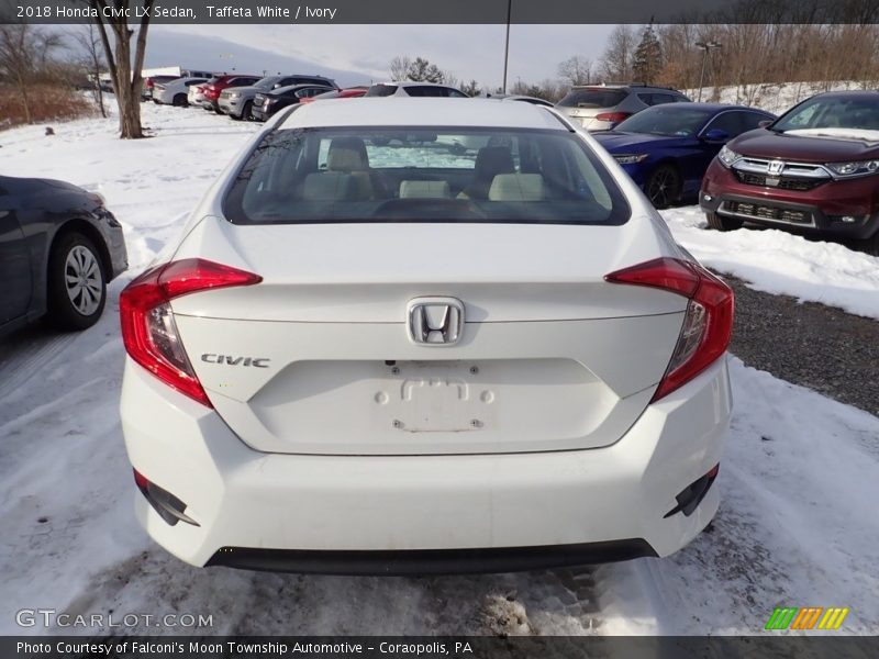 Taffeta White / Ivory 2018 Honda Civic LX Sedan