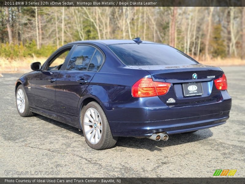 Montego Blue Metallic / Beige Dakota Leather 2011 BMW 3 Series 328i xDrive Sedan