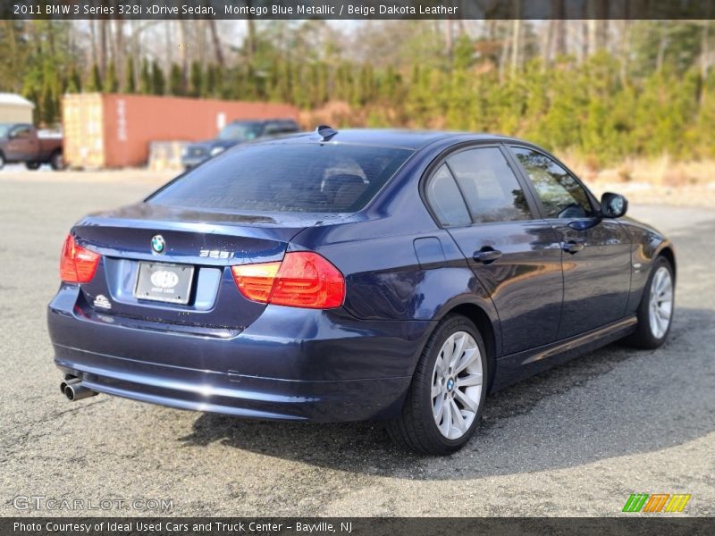 Montego Blue Metallic / Beige Dakota Leather 2011 BMW 3 Series 328i xDrive Sedan