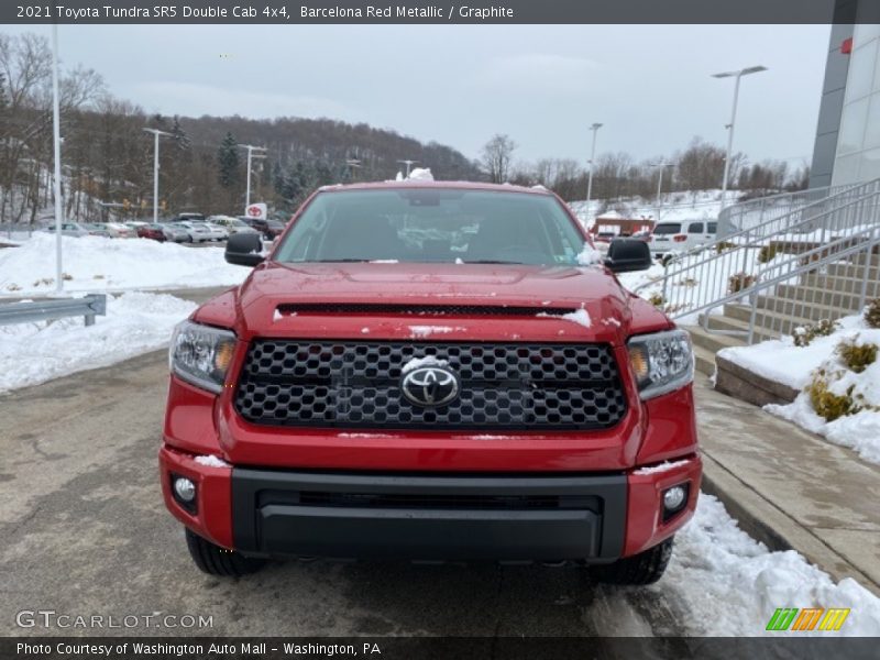 Barcelona Red Metallic / Graphite 2021 Toyota Tundra SR5 Double Cab 4x4