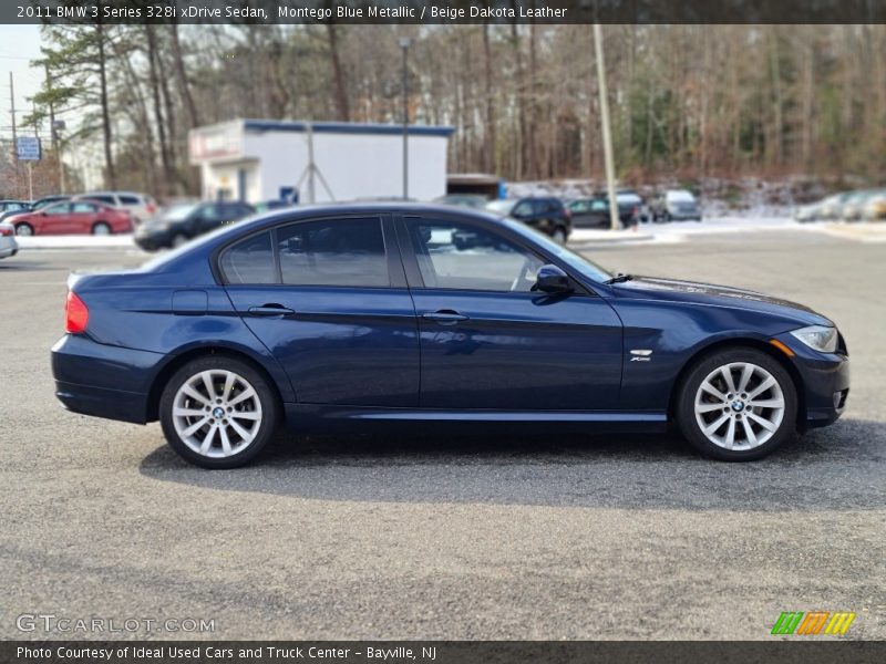 Montego Blue Metallic / Beige Dakota Leather 2011 BMW 3 Series 328i xDrive Sedan