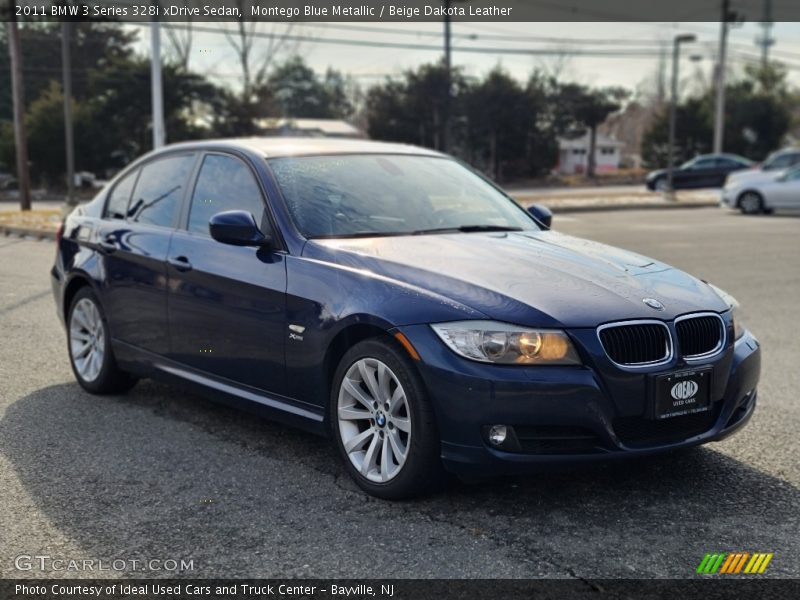 Montego Blue Metallic / Beige Dakota Leather 2011 BMW 3 Series 328i xDrive Sedan