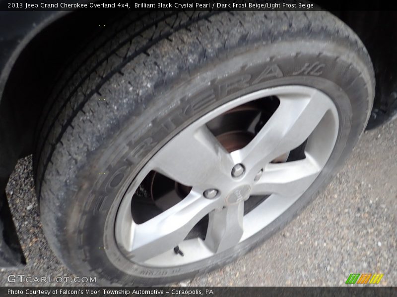 Brilliant Black Crystal Pearl / Dark Frost Beige/Light Frost Beige 2013 Jeep Grand Cherokee Overland 4x4