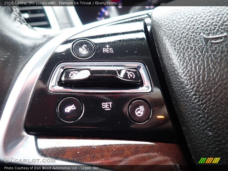 Platinum Ice Tricoat / Ebony/Ebony 2016 Cadillac SRX Luxury AWD