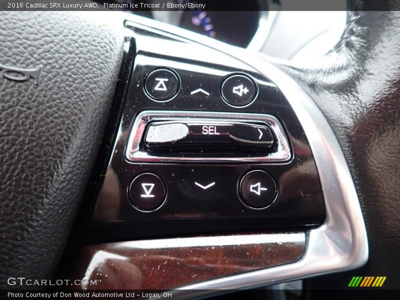 Platinum Ice Tricoat / Ebony/Ebony 2016 Cadillac SRX Luxury AWD