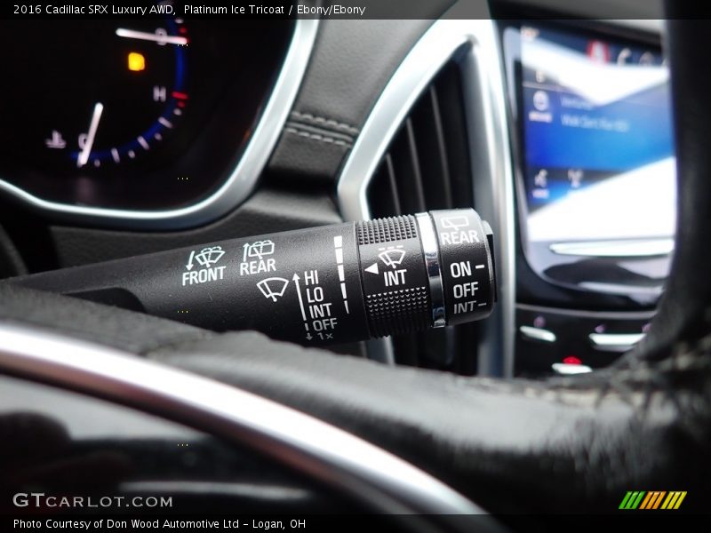Platinum Ice Tricoat / Ebony/Ebony 2016 Cadillac SRX Luxury AWD