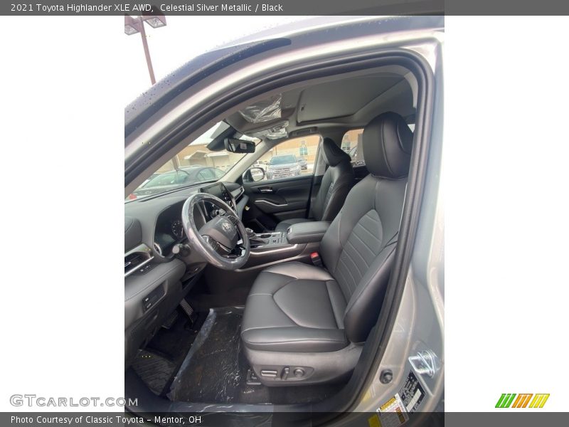 Celestial Silver Metallic / Black 2021 Toyota Highlander XLE AWD