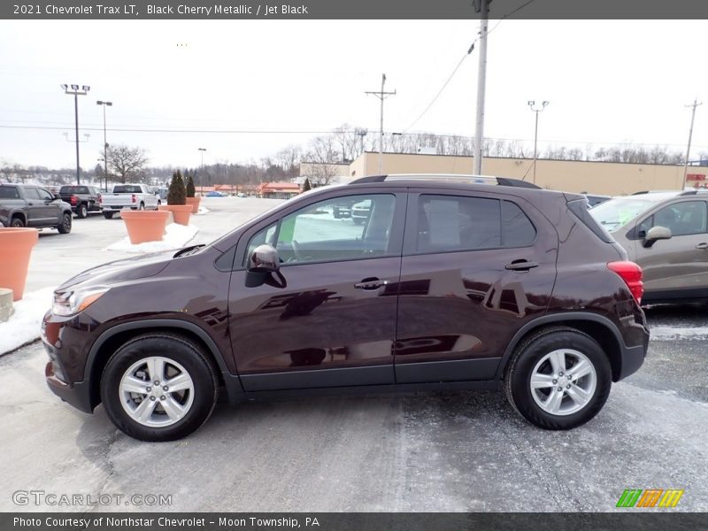 Black Cherry Metallic / Jet Black 2021 Chevrolet Trax LT