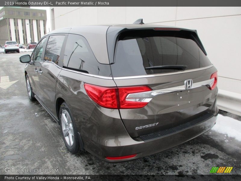 Pacific Pewter Metallic / Mocha 2019 Honda Odyssey EX-L