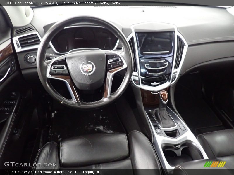 Platinum Ice Tricoat / Ebony/Ebony 2016 Cadillac SRX Luxury AWD