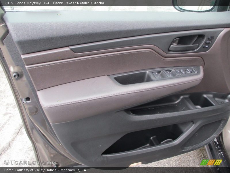 Pacific Pewter Metallic / Mocha 2019 Honda Odyssey EX-L