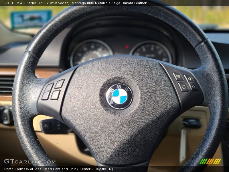 Montego Blue Metallic / Beige Dakota Leather 2011 BMW 3 Series 328i xDrive Sedan