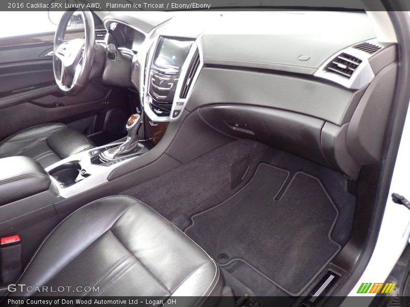 Platinum Ice Tricoat / Ebony/Ebony 2016 Cadillac SRX Luxury AWD