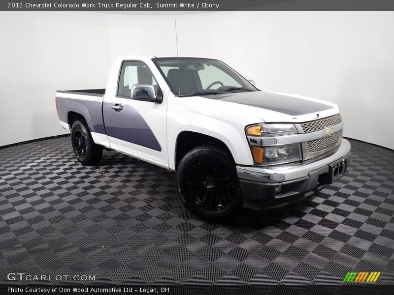Summit White / Ebony 2012 Chevrolet Colorado Work Truck Regular Cab
