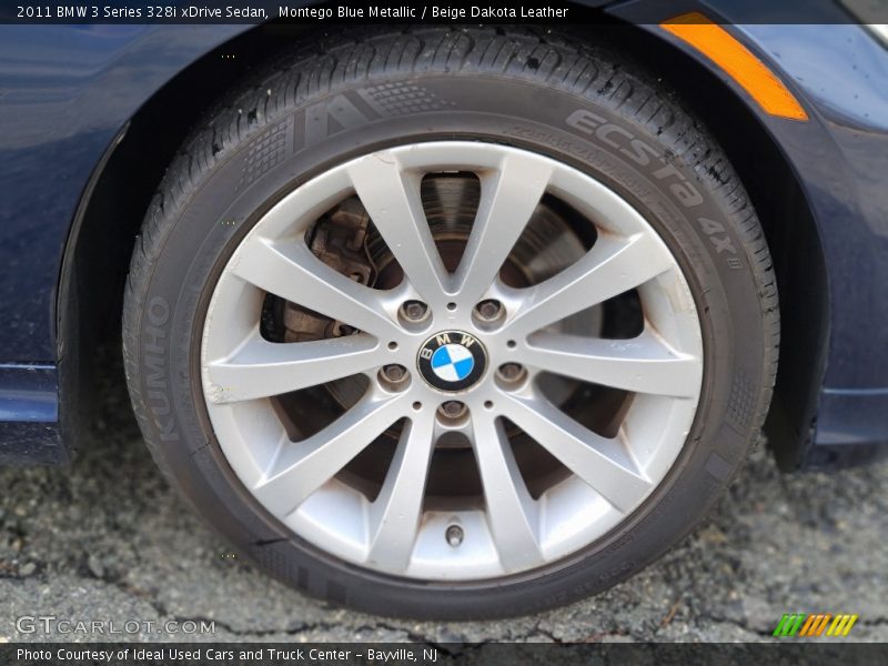 Montego Blue Metallic / Beige Dakota Leather 2011 BMW 3 Series 328i xDrive Sedan