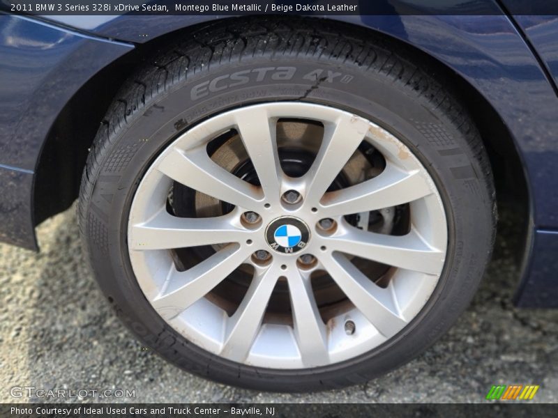 Montego Blue Metallic / Beige Dakota Leather 2011 BMW 3 Series 328i xDrive Sedan