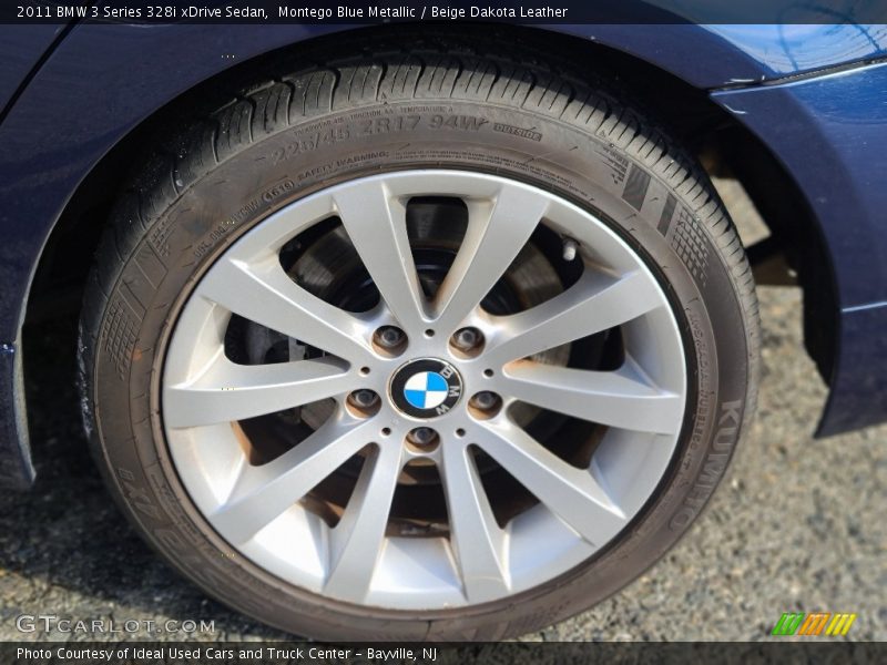Montego Blue Metallic / Beige Dakota Leather 2011 BMW 3 Series 328i xDrive Sedan