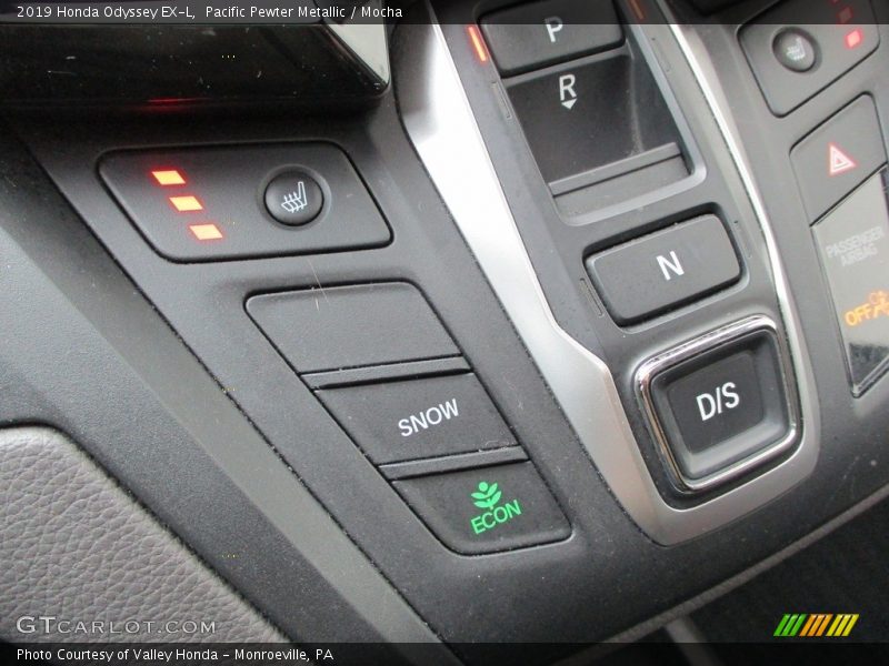 Pacific Pewter Metallic / Mocha 2019 Honda Odyssey EX-L