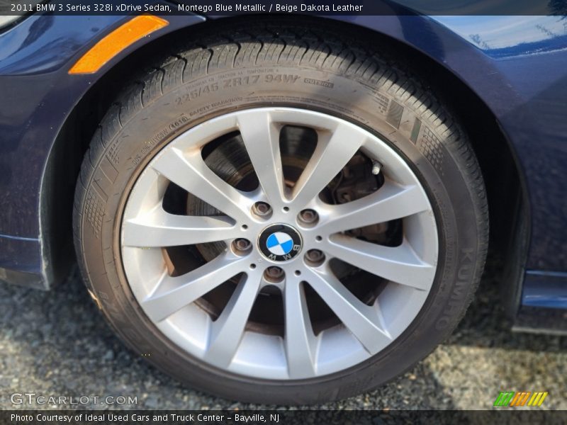 Montego Blue Metallic / Beige Dakota Leather 2011 BMW 3 Series 328i xDrive Sedan