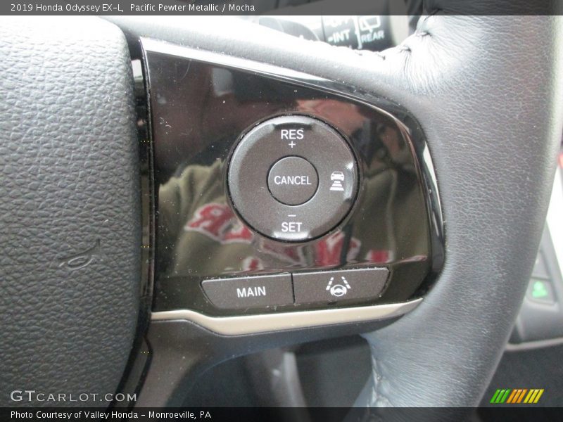Pacific Pewter Metallic / Mocha 2019 Honda Odyssey EX-L