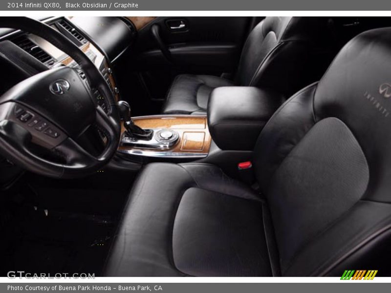Black Obsidian / Graphite 2014 Infiniti QX80