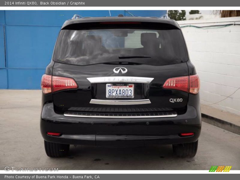 Black Obsidian / Graphite 2014 Infiniti QX80