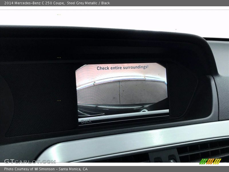 Steel Grey Metallic / Black 2014 Mercedes-Benz C 250 Coupe