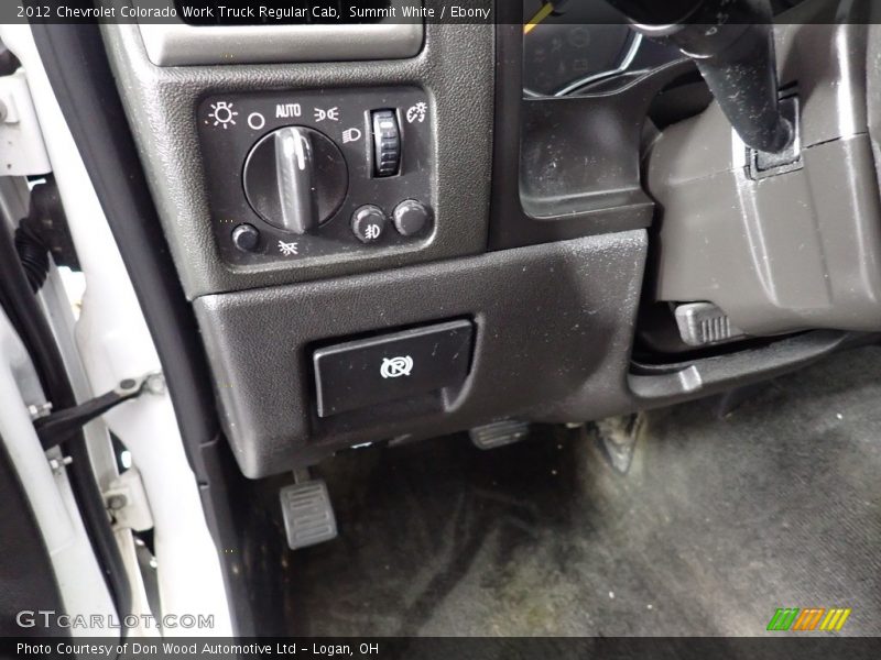 Summit White / Ebony 2012 Chevrolet Colorado Work Truck Regular Cab