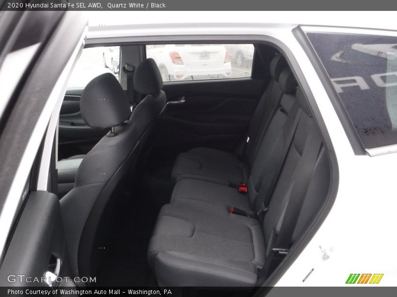 Quartz White / Black 2020 Hyundai Santa Fe SEL AWD