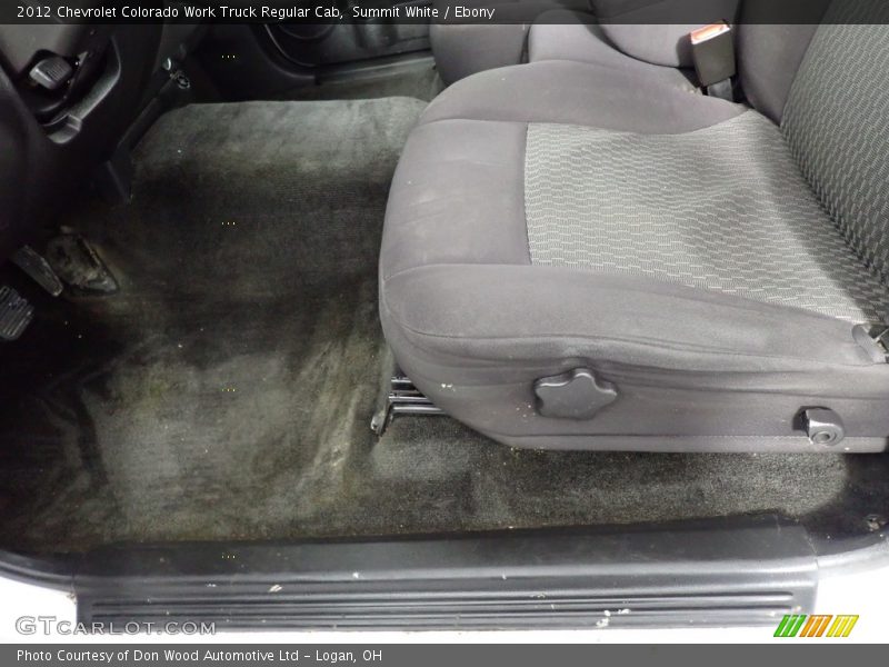 Summit White / Ebony 2012 Chevrolet Colorado Work Truck Regular Cab